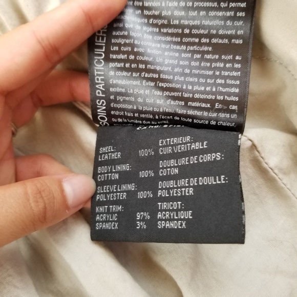 Andrew Marc NY  Eyelet  Leather Jacket - Picture 7 of 8